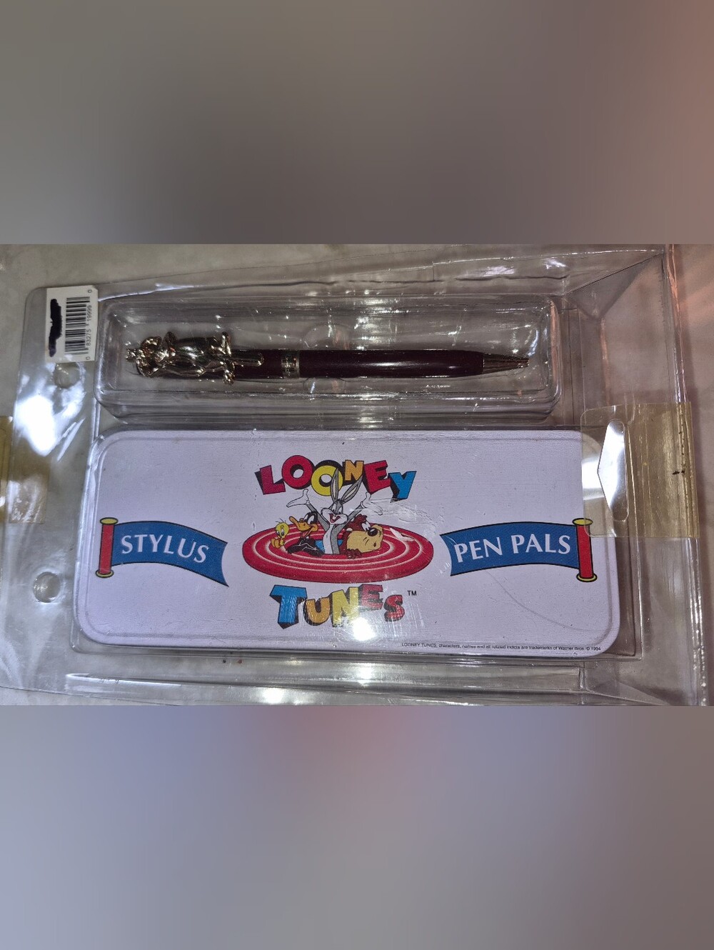 Vintage 1994 Looney Tunes "Pen Pals" Stylus ballpoint pen set, Sylvester The Cat